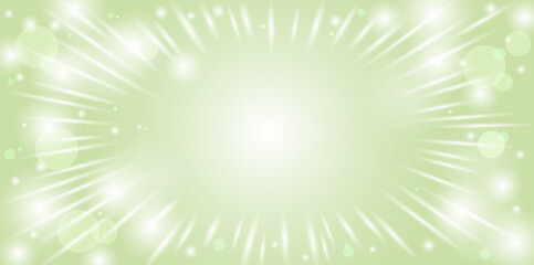 abstract_background_緑 黄緑 春 バナー アイキャッチ 爆発 広告 横長 集中線 背景_セール_バーゲン_ポップアップ