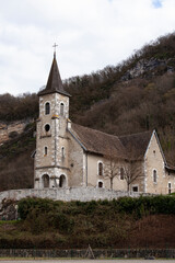 Eglise de Chanaz, Savoie, France.