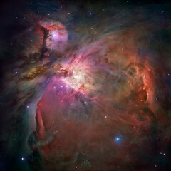 Obraz na płótnie Canvas Vivid galaxies and nebulae