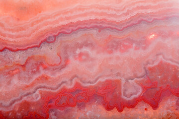 fine structure macro of pink and red agate