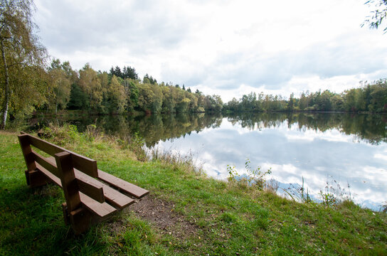 Herbstlandschaft in der natur 