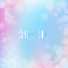 Spring bokeh background