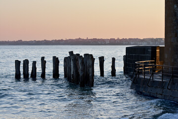 Saint-Malo photo seaside sea breeze sunset landscape
