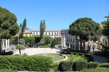 Giardino Bellini or Villa Bellini in Catania, Italy