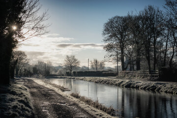 Beautiful Sunrise at Irish Canal