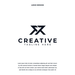 Creative SR Letter icon logo design vector illustration. initial letter RS logo design color editable