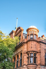 Historic building on Upper St Giles Street in the city of Norwich Norfolk