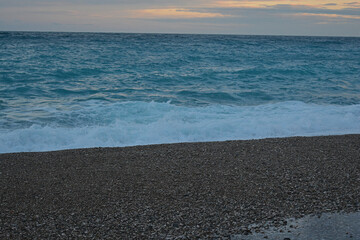 Obraz premium waves on the beach