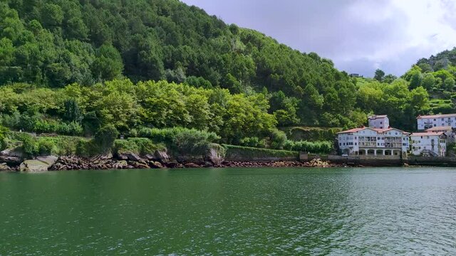 Pasaia San Juan or Pasai Donibane town, Jaizkibel Mountain range, Gipuzkoa province, Basque Country, Spain, Europe
