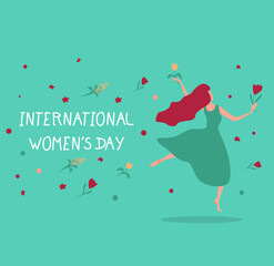 Naklejka premium International Women's Day celebration.