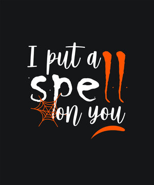 Halloween scary graphic design custom typography vector for t-shirt, banner, festival, group, office, company, logo, poster, website in a high resolution editable printable file