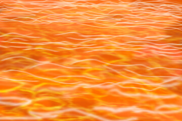 orange water background, water surface