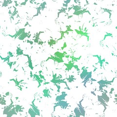 Seamless satin soft pastel color leaves pattern. High quality illustration. Beach or resort wear design of leaves in fuzzy turquoise and white. Repeat raster jpg pattern design.