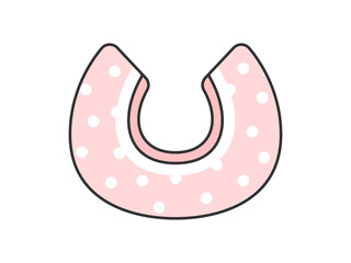 赤ちゃん用のスタイのイラスト