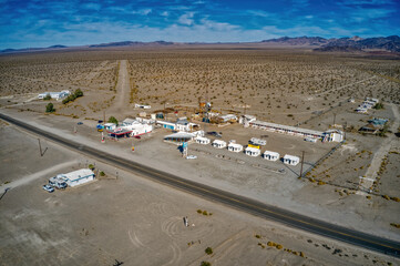 Aerial View of Amboy, California