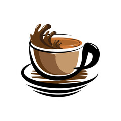 coffee bean icon vector