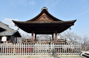 Fototapeta premium 秋の三井寺 観月舞台 滋賀県大津市