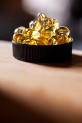 vitamin capsules and health care issue