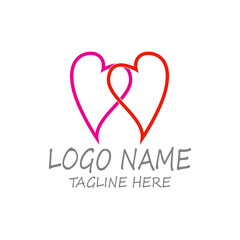 Love Logo and symbols Vector Template icons app