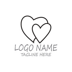 Love Logo and symbols Vector Template icons app