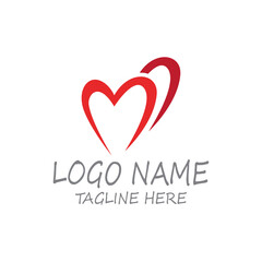 Love Logo and symbols Vector Template icons app