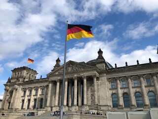 Fototapeta premium Berlín flag