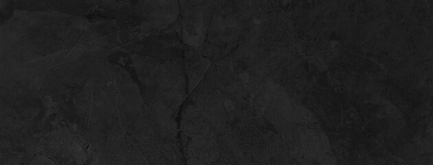 Fototapeta na wymiar Panorama of Dark grey black slate background or texture. Black granite slabs background