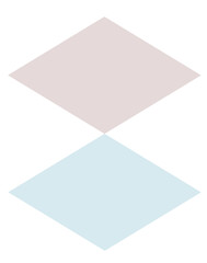 Illustration avec triangles. Art et design minimal. Décoration simple avec couleur douce.  Logo pour entreprise.