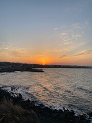 제주도 석양