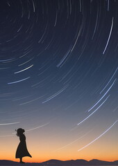 Looking up star spirals