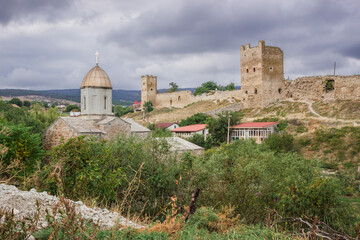 The church of Saint John the Baptist in Feodosia, Crimea. Built in 1348.