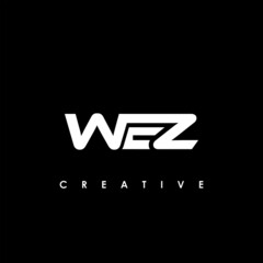 WEZ Letter Initial Logo Design Template Vector Illustration