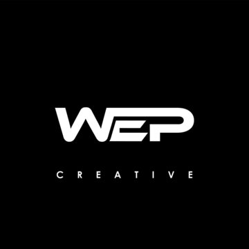 WEP Letter Initial Logo Design Template Vector Illustration