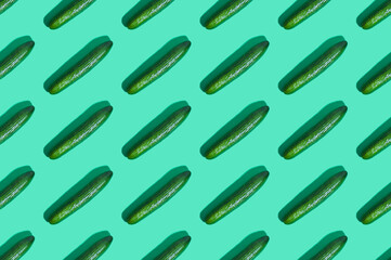 The seamless pattern repeated cucumber background image 