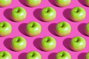 The seamless pattern repeated apple background image 
