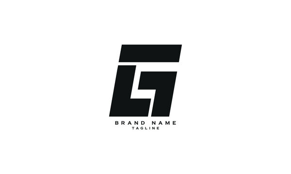 LGR, LG, CLG, CG, Abstract initial monogram letter alphabet logo design
