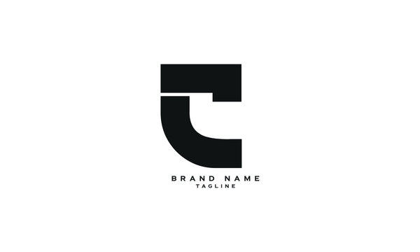 RLC, CL, LC, Abstract initial monogram letter alphabet logo design