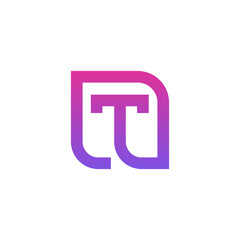 Letter T logo icon design template elements. vector illustration