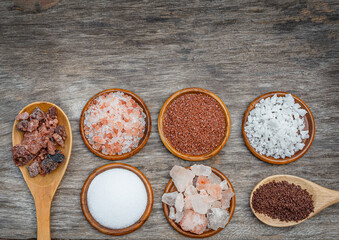 Seven types of salt