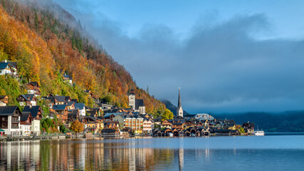 Fototapeta premium Blick auf Hallstatt 