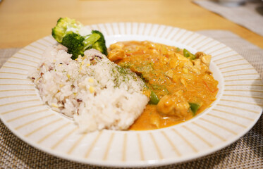 rice with chicken