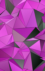 Obraz premium 3d Triangles, abstract background. Design wallpaper.