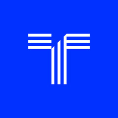 Letter T logo icon design template elements. vector illustration