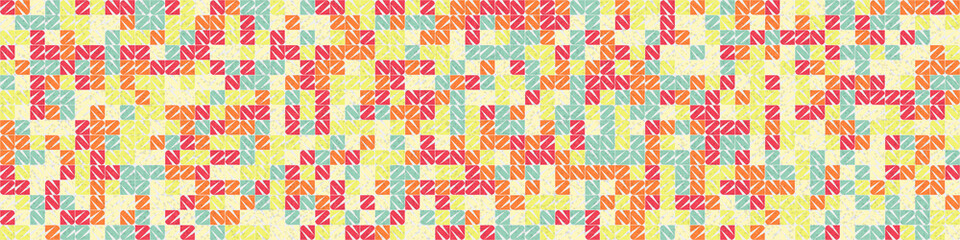 Abstract Geometric Pattern generative computational art illustration