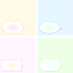 吹き出し色々セット