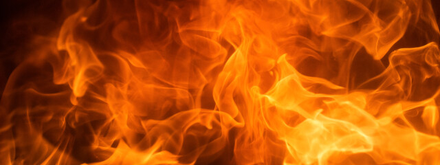 Fototapeta premium Fire texture. Blaze flames background. Burning concept.