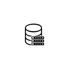 database icon vector sign symbol