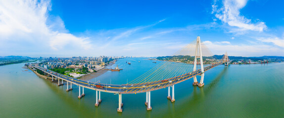 Shantou Queshi bridge, Shantou City, Guangdong Province, China