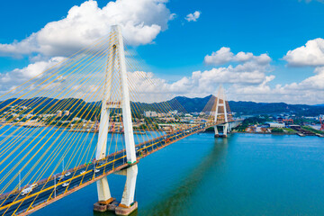 Shantou Queshi bridge, Shantou City, Guangdong Province, China