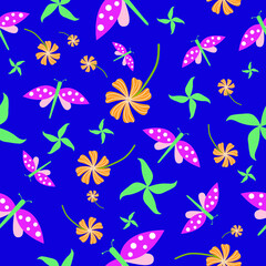 Butterflies and Flowers1 Pattern